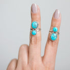 Turquoise Boho Statement Ring