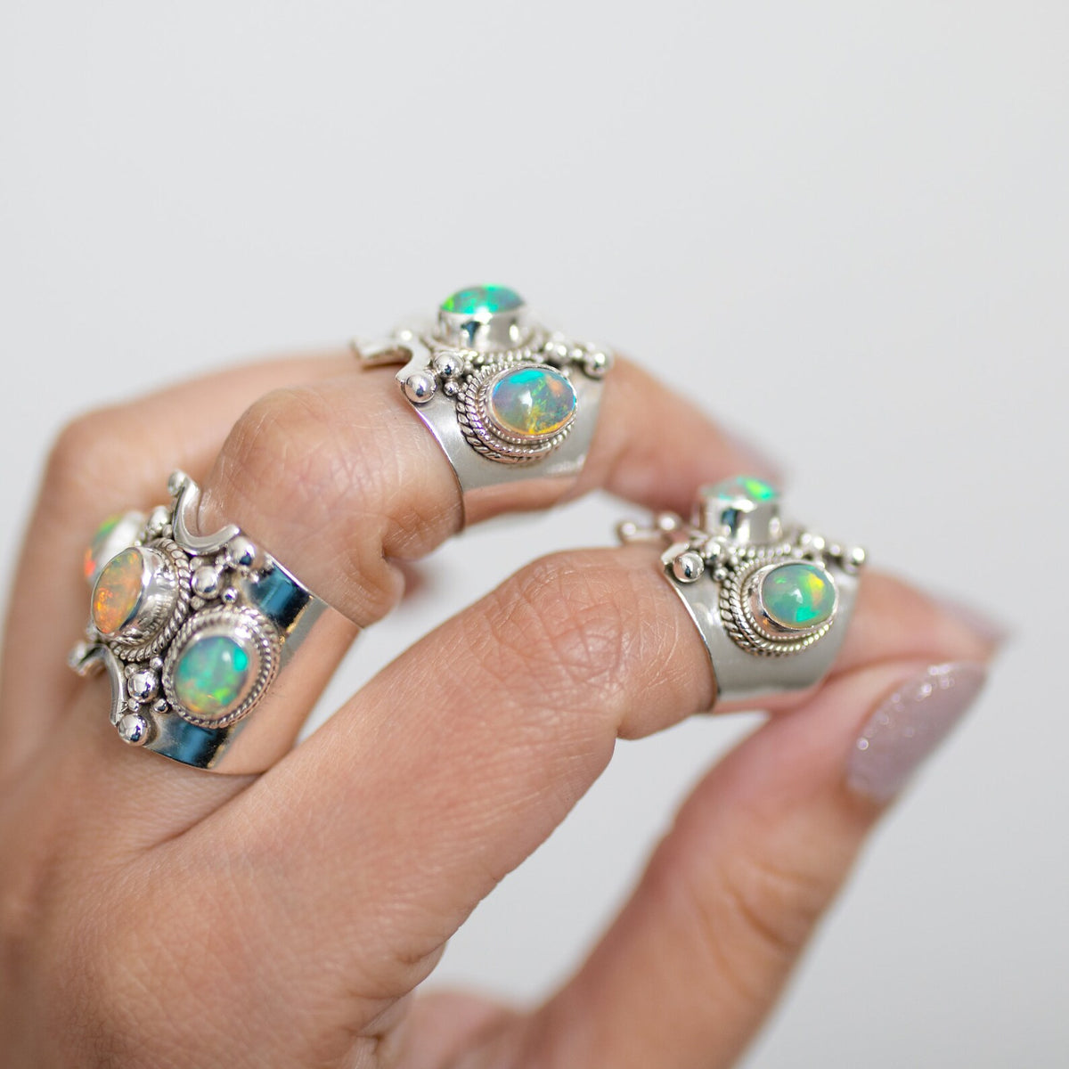 Big Opal Ring, Statement Opal Ring