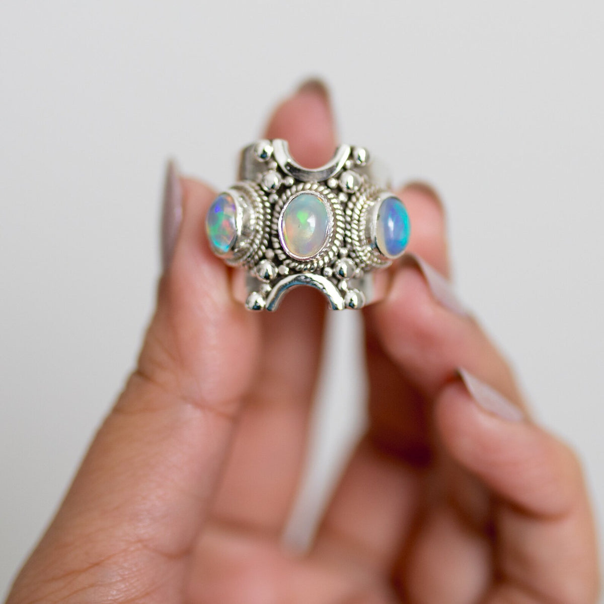 Big Opal Ring, Statement Opal Ring