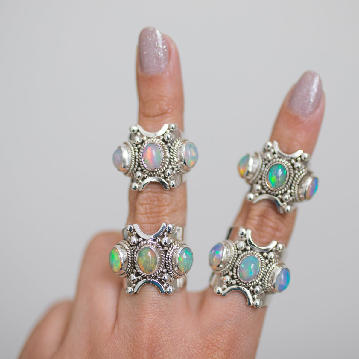 Big Opal Ring, Statement Opal Ring