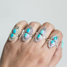 Boho Turquoise Ring, Genuine Turquoise Jewelry