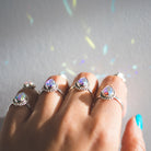 Pear Swarovski Ring, Sun Catcher Crystal