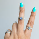 Moonstone Jewelry, Infinity Ring