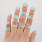 Turquoise Boho Ring, Best Friend Rings