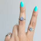 Moonstone Jewelry, Infinity Ring