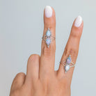 Natural Opal Ring, Teardrop Fire Opal Ring, Opal Gemstone Ring