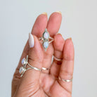 Natural Opal Ring, Teardrop Fire Opal Ring, Opal Gemstone Ring