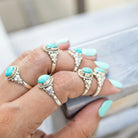 Turquoise Boho Ring, Best Friend Rings