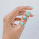 Turquoise Boho Ring, Best Friend Rings