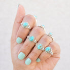 Turquoise Boho Ring, Best Friend Rings