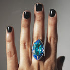 Swarovski Crystal Ring, Large Marquise Ring