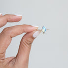 Pear Opal Ring, Opal Birthstone Ring