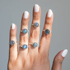 Labradorite Ring Sterling Silver Ring Handmade Jewelry Rings For Women Christmas Gift Art Deco Ring
