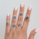 Labradorite Ring Sterling Silver Ring Handmade Jewelry Rings For Women Christmas Gift Art Deco Ring