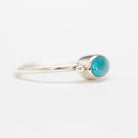 Tiny Turquoise Ring, Oval Turquoise Ring
