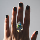 Swarovski Crystal Ring, Large Marquise Ring