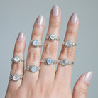 Blue Moonstone Ring, June Birthstone Ring