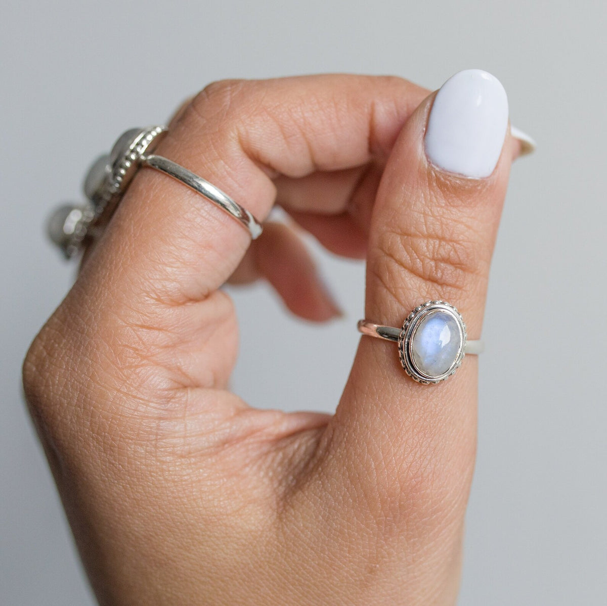 Boho Moonstone Ring, Best Friend Ring