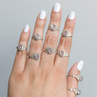 Sterling Silver Rose Quartz Ring