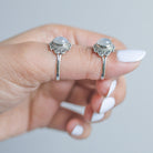 Rainbow Moonstone Ring, Cute Bohemian Ring