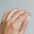 Natural Opal Ring, Tiny Opal Ring
