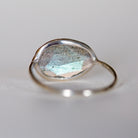 Faceted Labradorite Rings, Galaxy Ring