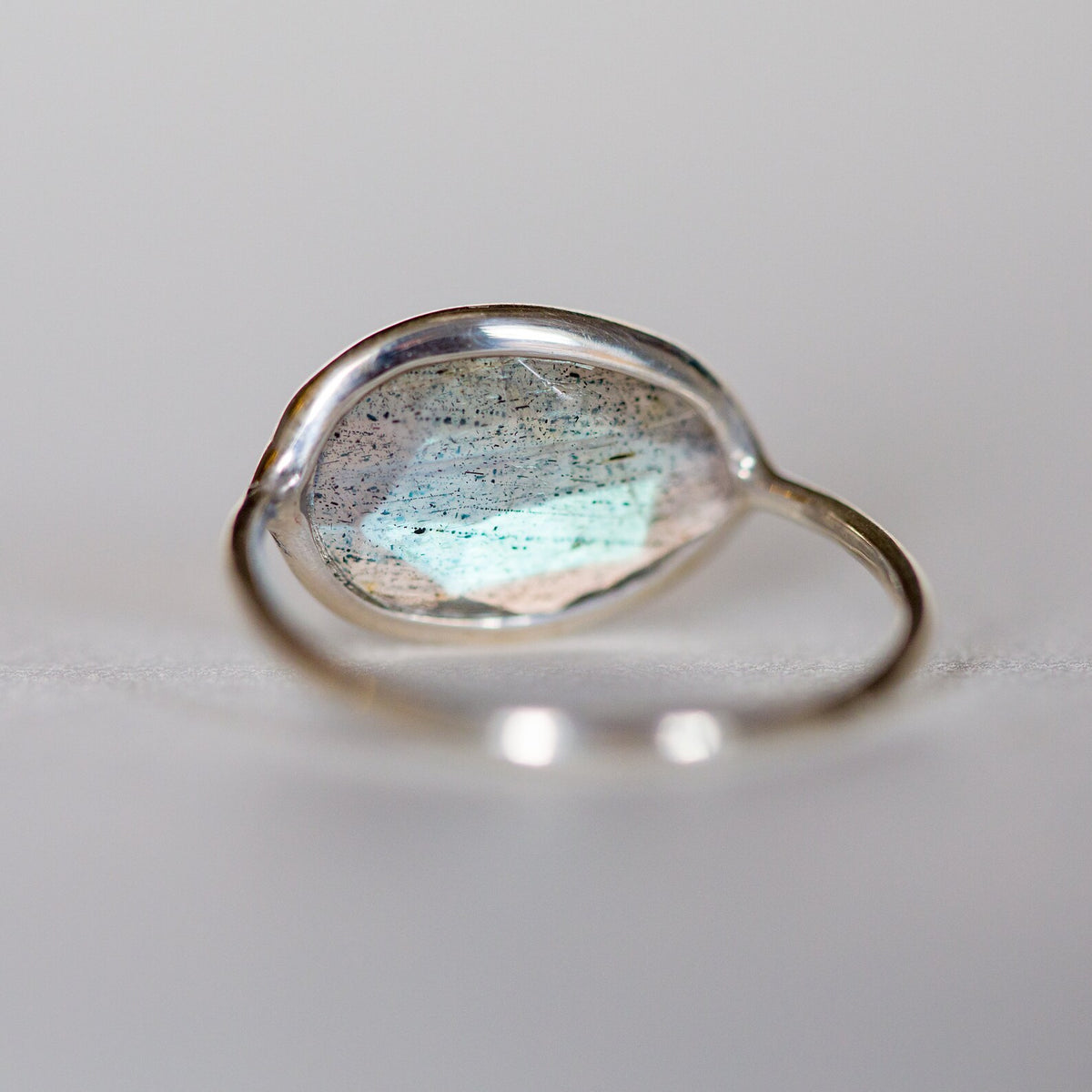 Faceted Labradorite Rings, Galaxy Ring
