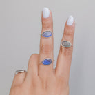 Faceted Labradorite Rings, Galaxy Ring