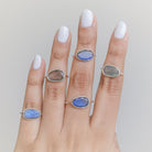 Faceted Labradorite Rings, Galaxy Ring