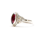 Marquise Garnet Ring, Red Garnet Ring
