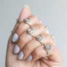 Sterling Silver Rose Quartz Ring