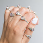 Sterling Silver Rose Quartz Ring