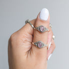 Sterling Silver Rose Quartz Ring