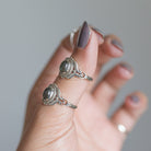Labradorite Ring, Bohemian Silver Ring