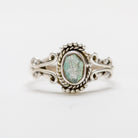 Oval labradorite Ring, Silver Stamped Ring