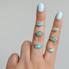 Natural Opal Ring - Ethiopian Opal Promise Ring