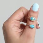 Natural Opal Ring - Ethiopian Opal Promise Ring