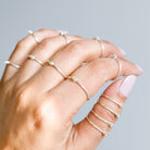 Natural Opal Ring, Tiny Opal Ring