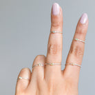 Natural Opal Ring, Tiny Opal Ring