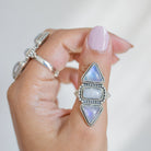 Rainbow Moonstone Ring - Wanderlust Jewelry
