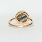 Handmade Labradorite Ring, Gold Vermeil Ring