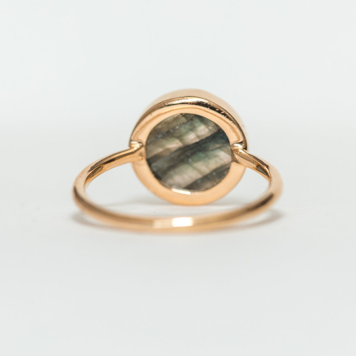 Handmade Labradorite Ring, Gold Vermeil Ring