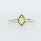 Peridot Birthstone Ring, Meditation Ring