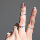 Dainty Opal Ring, Ethiopian Opal Ring