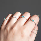Dainty Opal Ring, Ethiopian Opal Ring