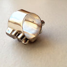 Rose Quartz Ring, Cluster Ring